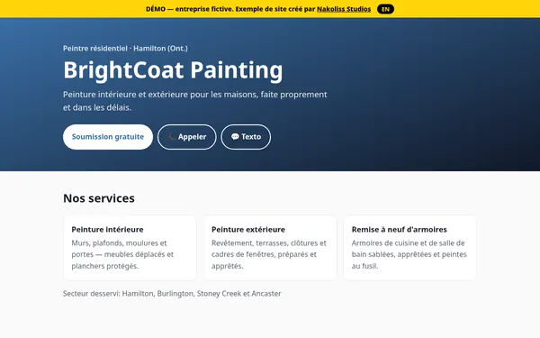 DÉMO — BrightCoat Painting